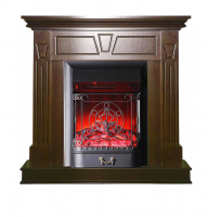 Каминокомплект Interflame Берта с очагом Majestic FX M Black дуб