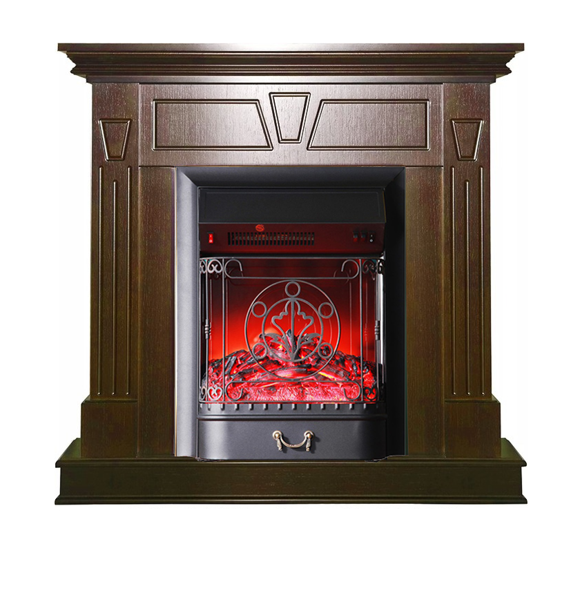 Каминокомплект Interflame Берта с очагом Majestic FX M Black дуб